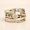Royal - Vintage Gold Cubic Zirconia Ring