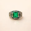 Soft mixed gold ring with refined details