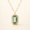 Soft gold necklace with elegant little heart
