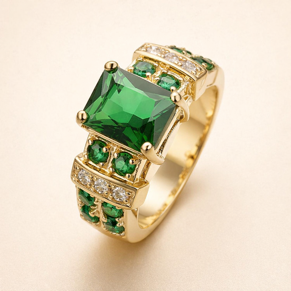 Elegant Gold Ring with Refined Details