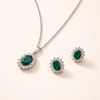 Elegant White Gold Jewelry Set with Refined Details
