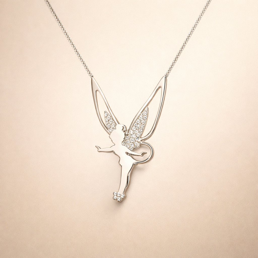 Dreamy white gold necklace with delicate stars