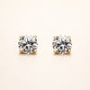 Elegant Silver Earrings with Subtle Cubic Zirconia Details