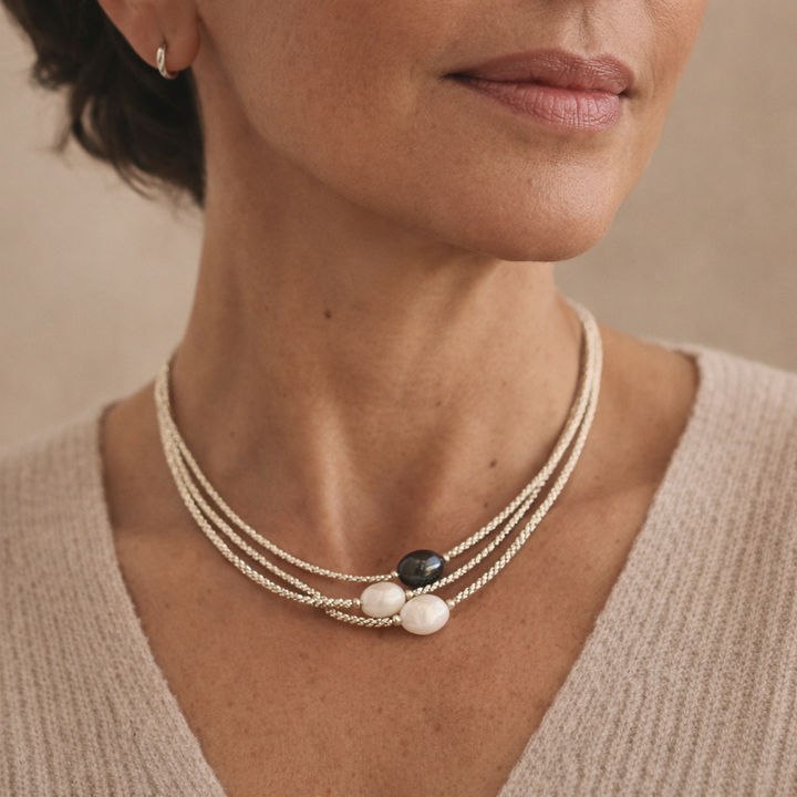 Elegant Natural Pearl Necklace