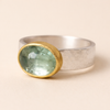 Elegant Green Cubic Zirconia Ring