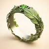 Elegant Green Cubic Zirconia Ring