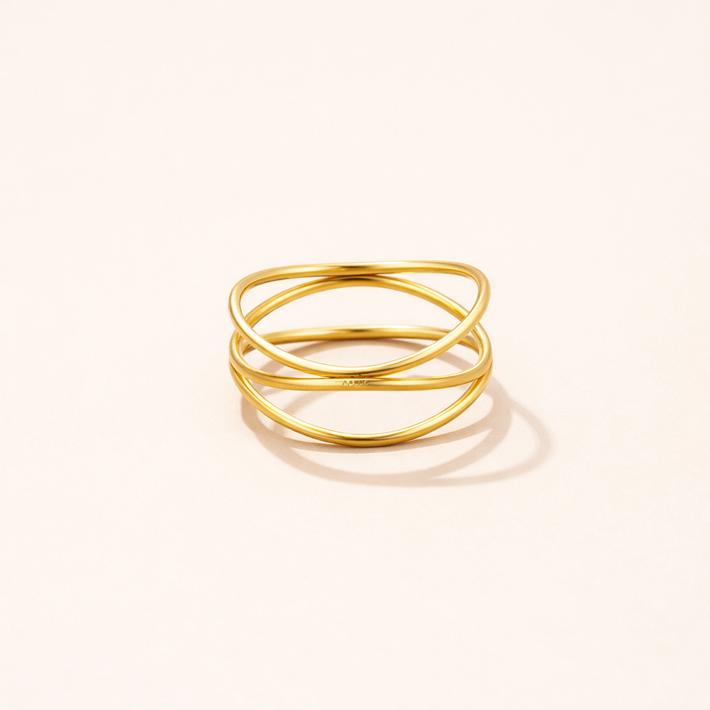 Infinite Line - Gold Ring