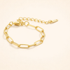 Elegant gold bracelet with refined design