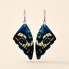 Vintage Exotic Butterfly Wings Earrings