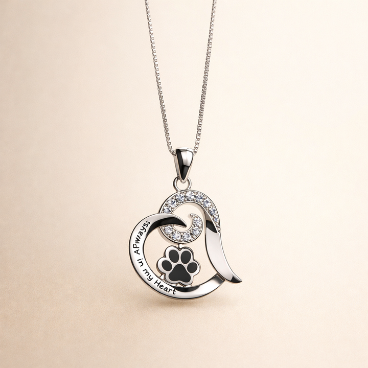 Elegant Dog Memorial Necklace – Stainless Steel