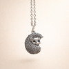 Vintage Porcupine Silver Necklace