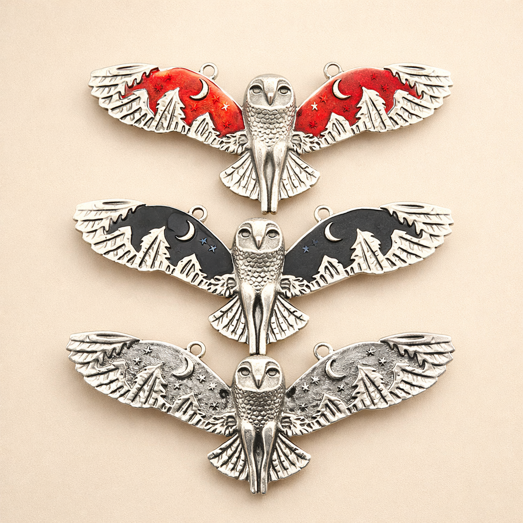 Vintage Owl Charms