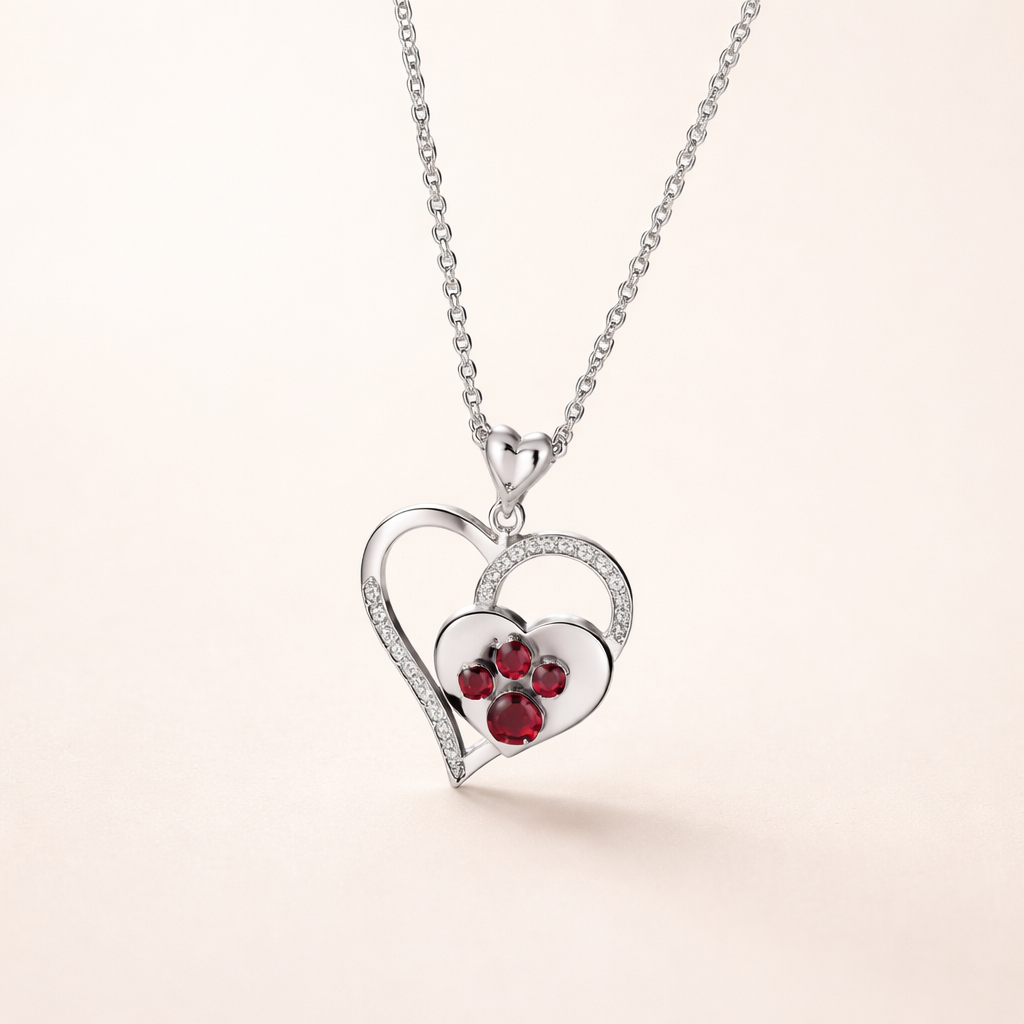 Cute Paw Print Necklace