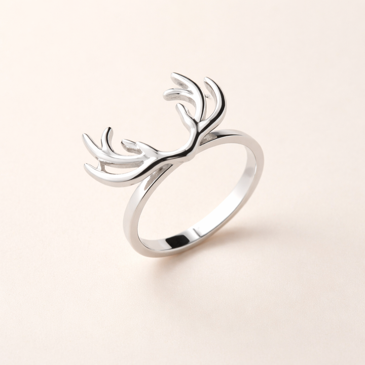 Sterling Silver Antler Ring
