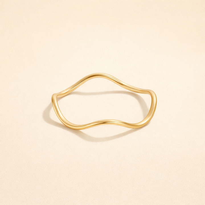 Tina Gold Stacking Ring