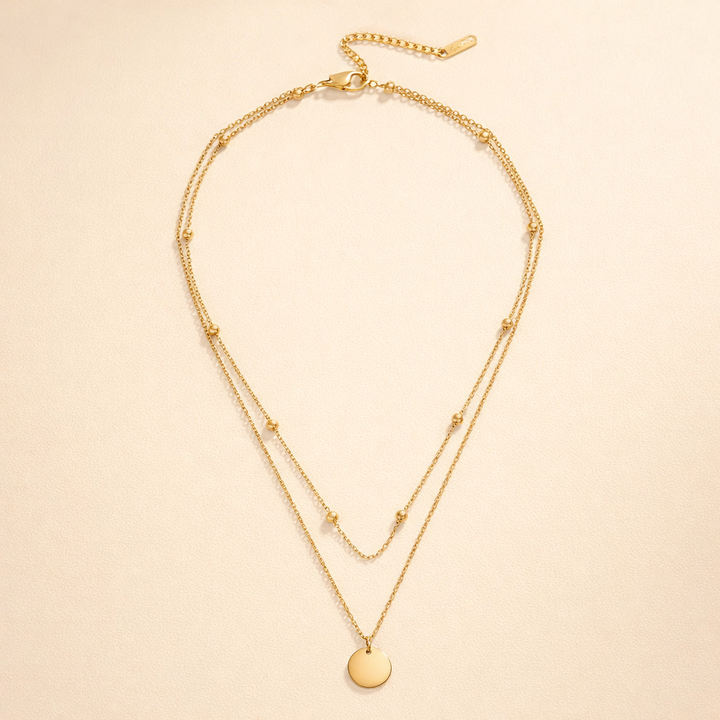 Layered Disc Necklace