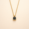 Lucia Black Pendant Necklace