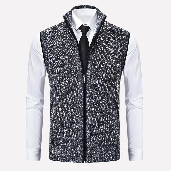 Men’s Vest with Zip Front