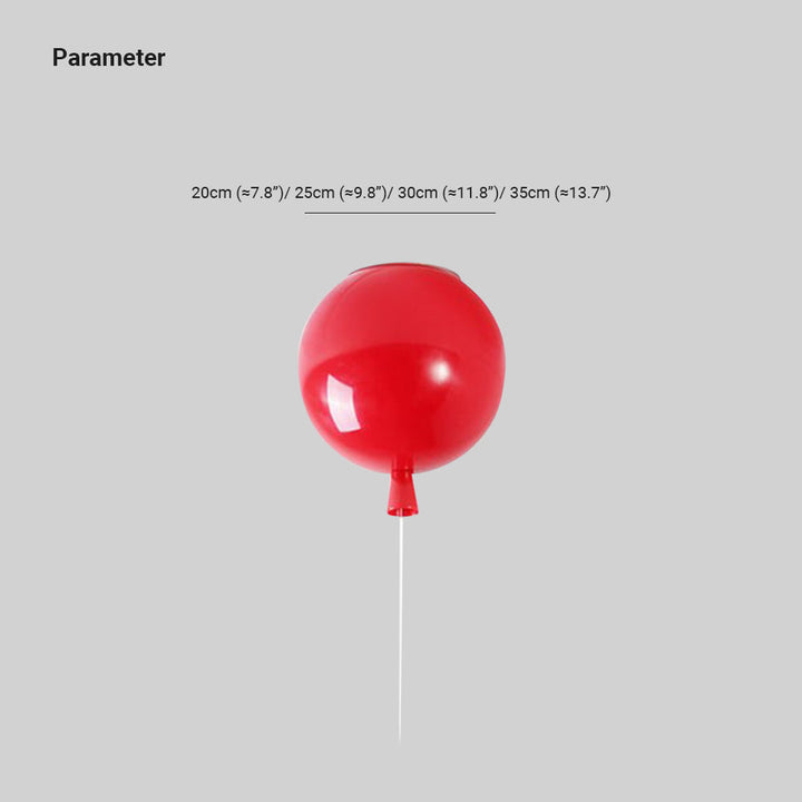 AuraLite - Compact, Modern LED Balloon Ceiling Lamp