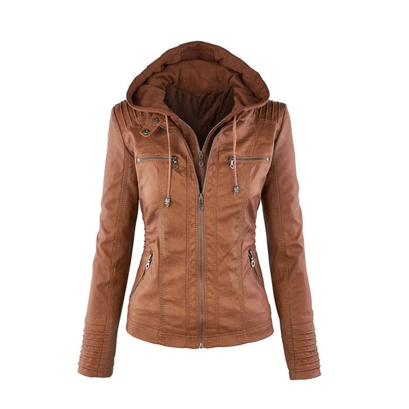 Leather Summer Jacket for Women Lightweight Elegance for Warm Days