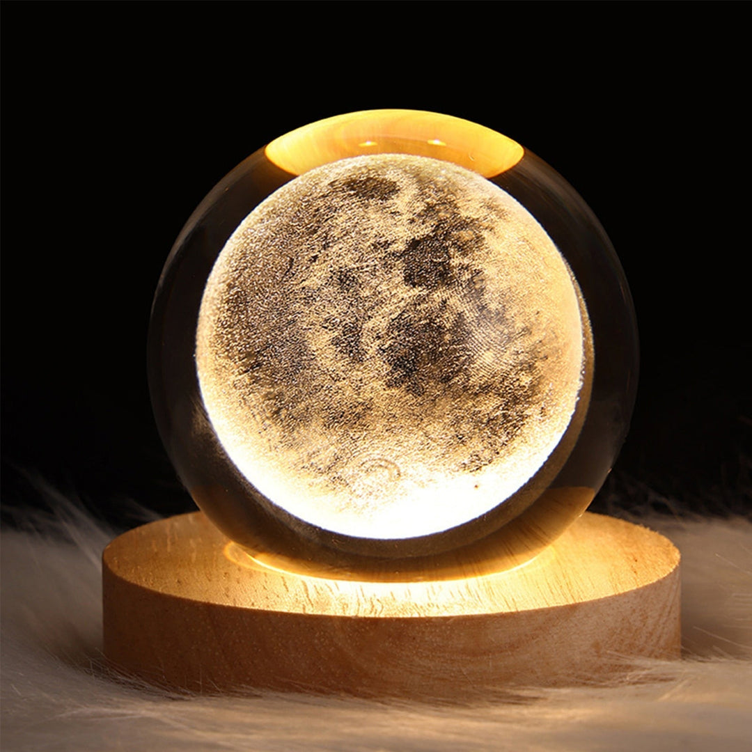 ZenSphere Crystal Light Sphere | Eco-Friendly LED Lamp for a Relaxing Atmosphere