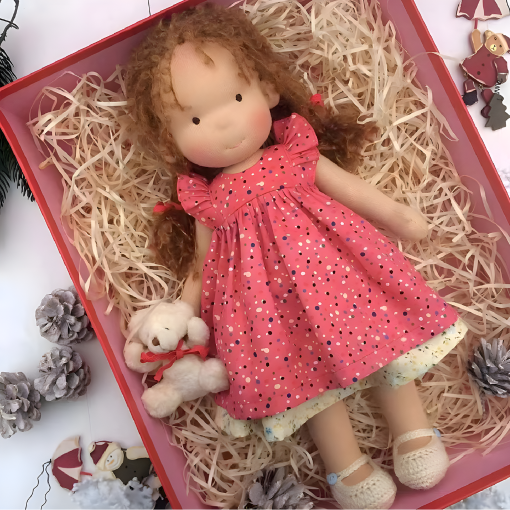 Handmade Waldorf Cuddly Doll