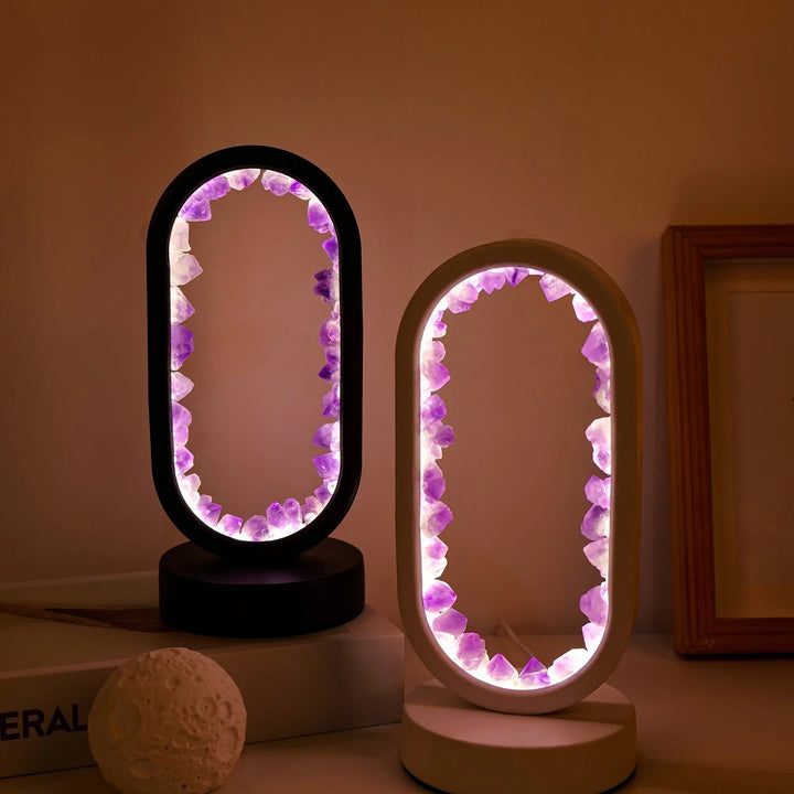 Handmade Amethyst Lamp - Serenith