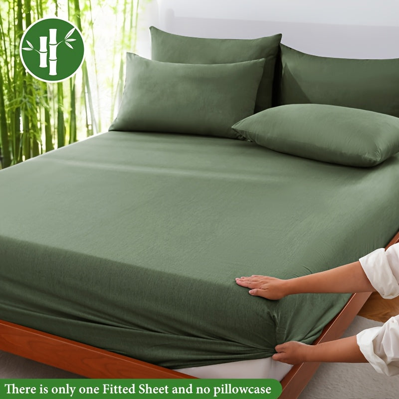 Bamboo Fiber Fitted Sheet Summer Edition – Luxurious Breathable Comfort