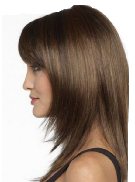 Clip-In Hair Extension with Fringe – Livia