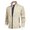Knitted Zip-Up Cardigan for Men - Theo