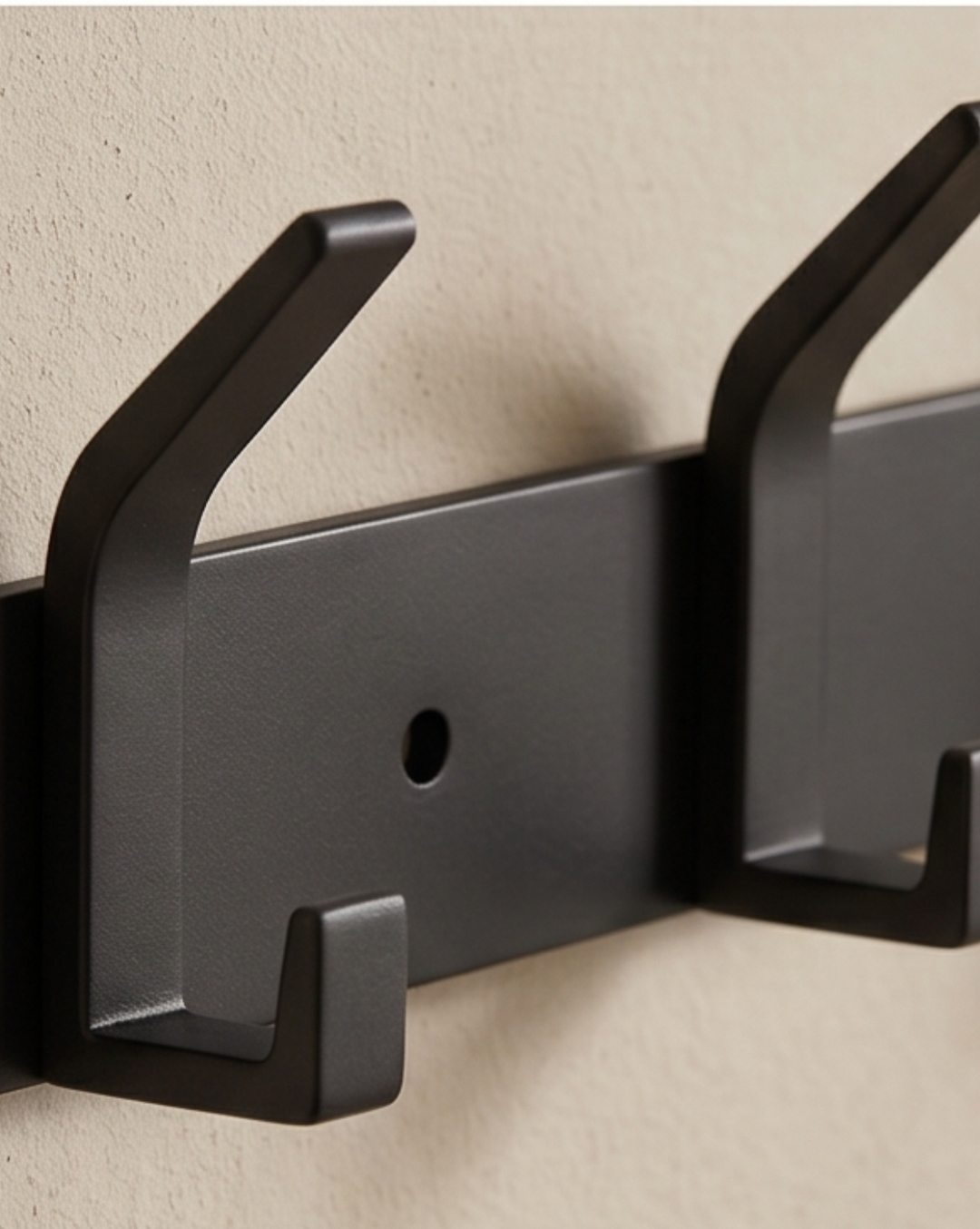 Aluminum Wall Hooks – 3, 4, 5 or 6 Hooks | Bathroom Towel Rail