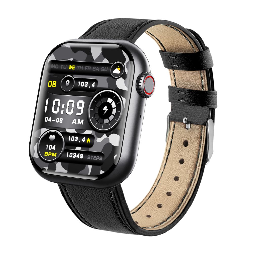 Waterproof Smartwatch with Blood Pressure, Blood Oxygen Saturation and Sleep Monitor