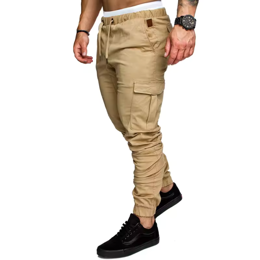 Rugged Multi-Pocket Cargo Joggers for Men