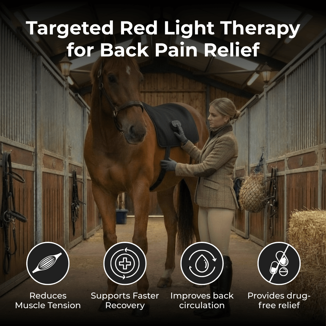 LED Red Light Therapy Back Wrap for Horses