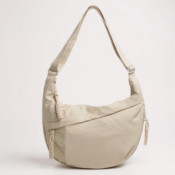Crescent Shoulder Bag – sustainable nylon with adjustable strap