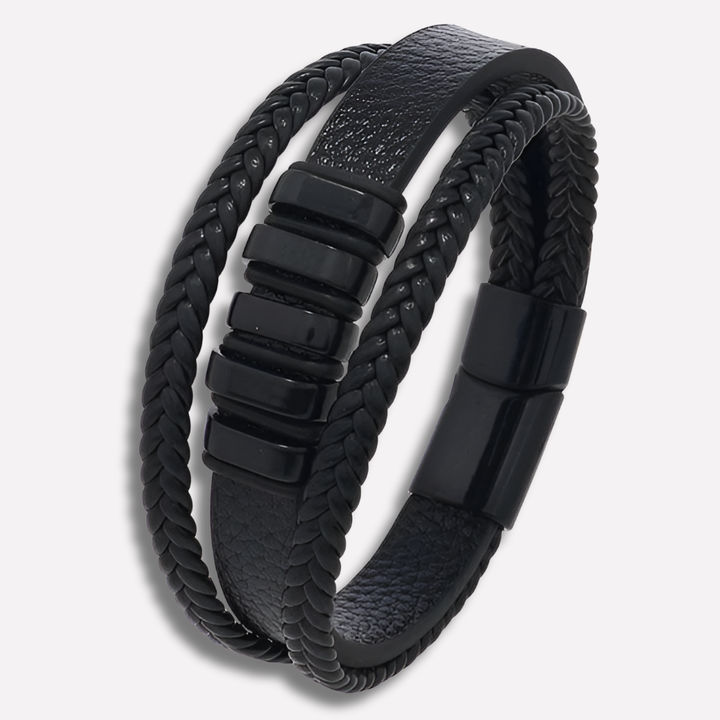 Stylish Leather Bracelet for Men Timeless Accessory Modern Edge