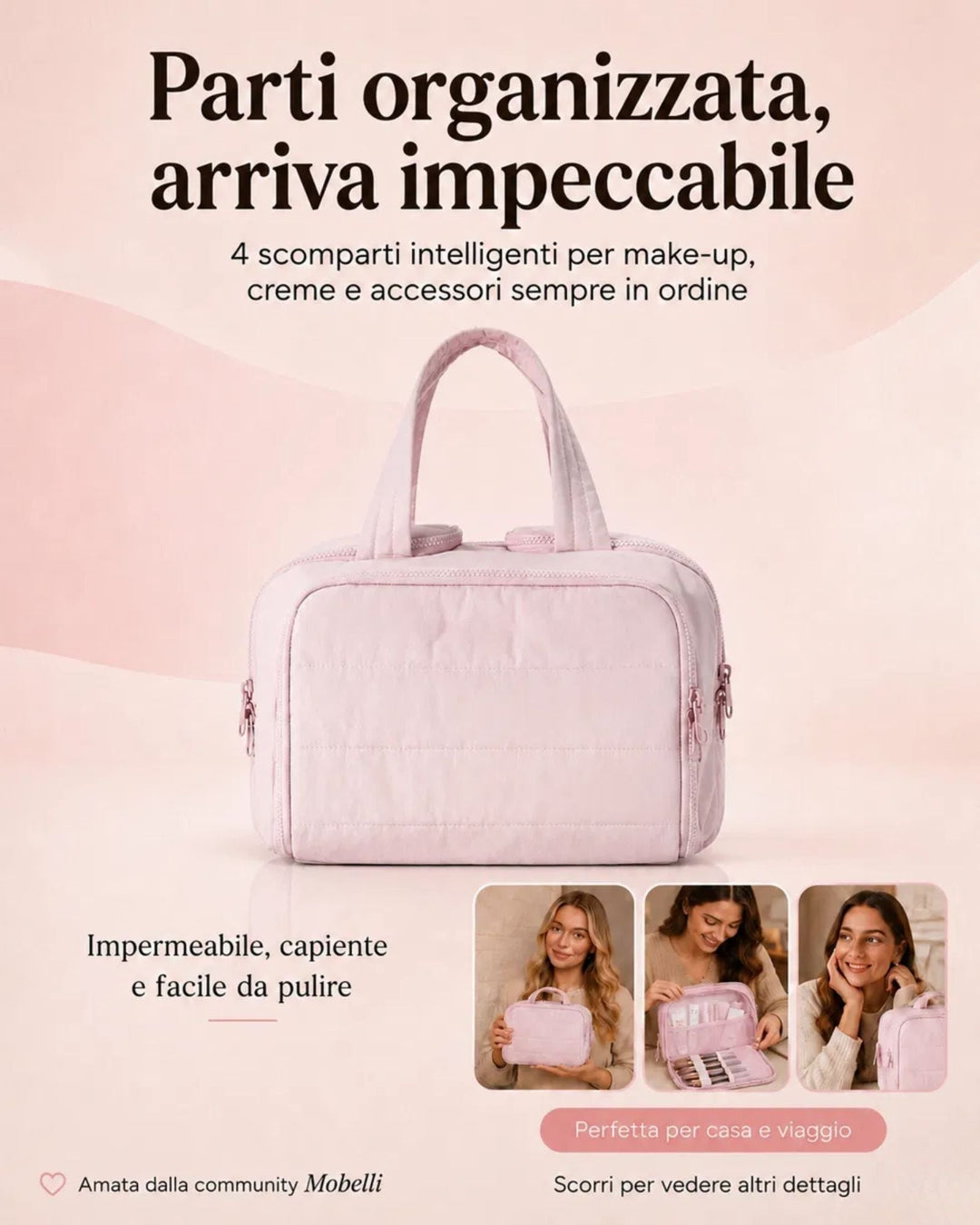 All-in-One Cosmetic Bag