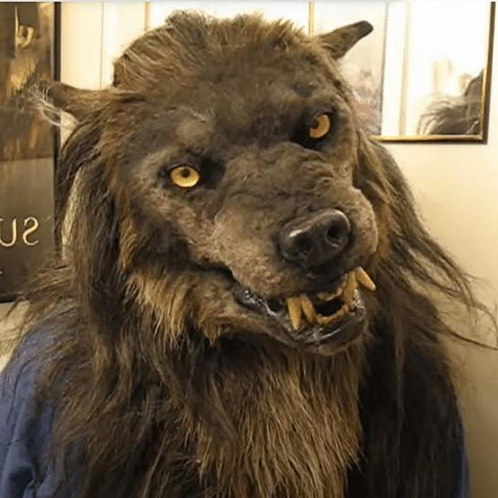 WolfLux LED Werewolf Mask | Glowing Eyes and Moving Ears for the Perfect Cosplay and Halloween Costume