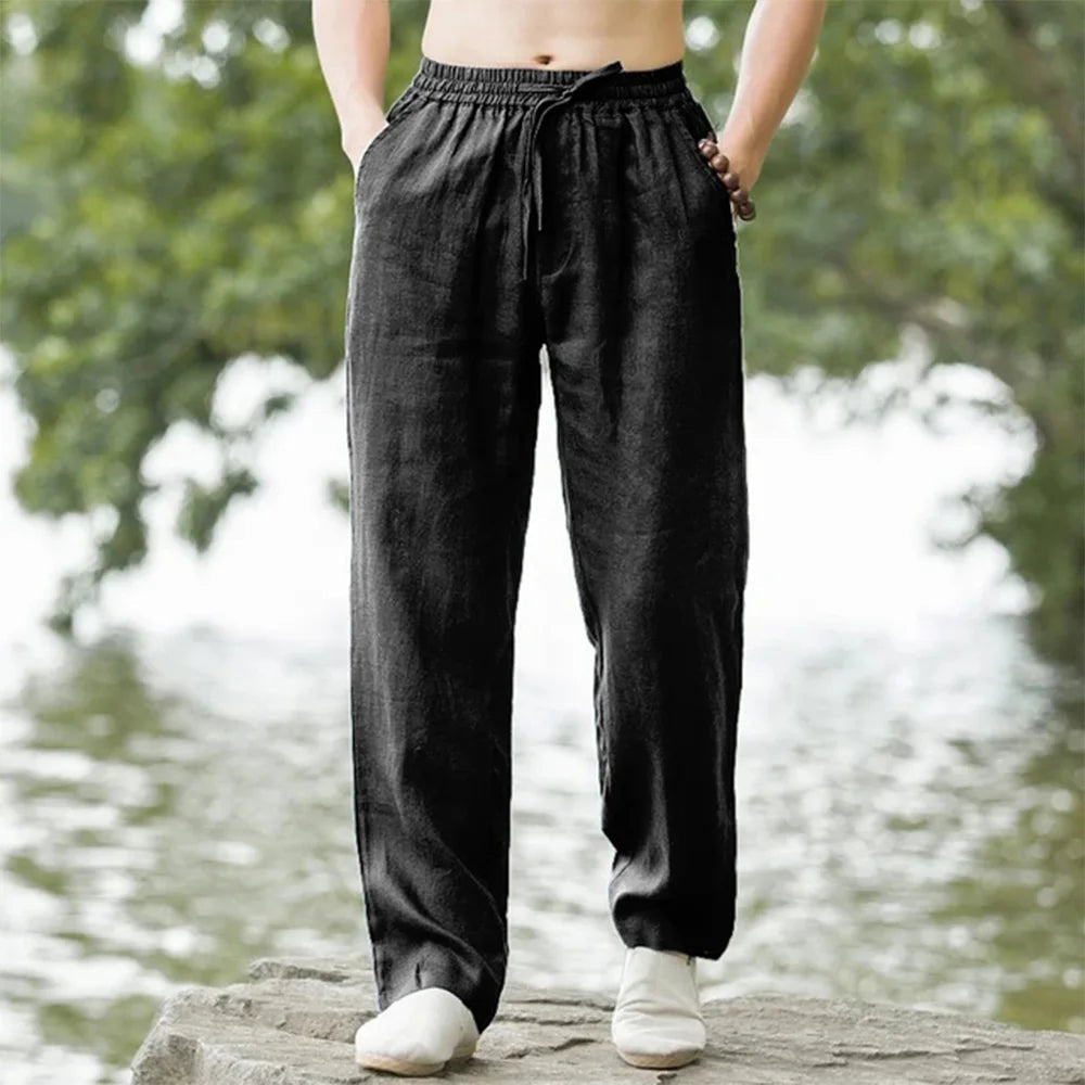 Men's Linen Beach Pants for Effortless Summer Comfort