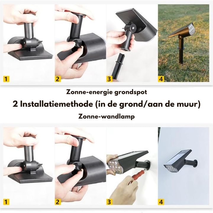Stylish Waterproof Solar Garden Light