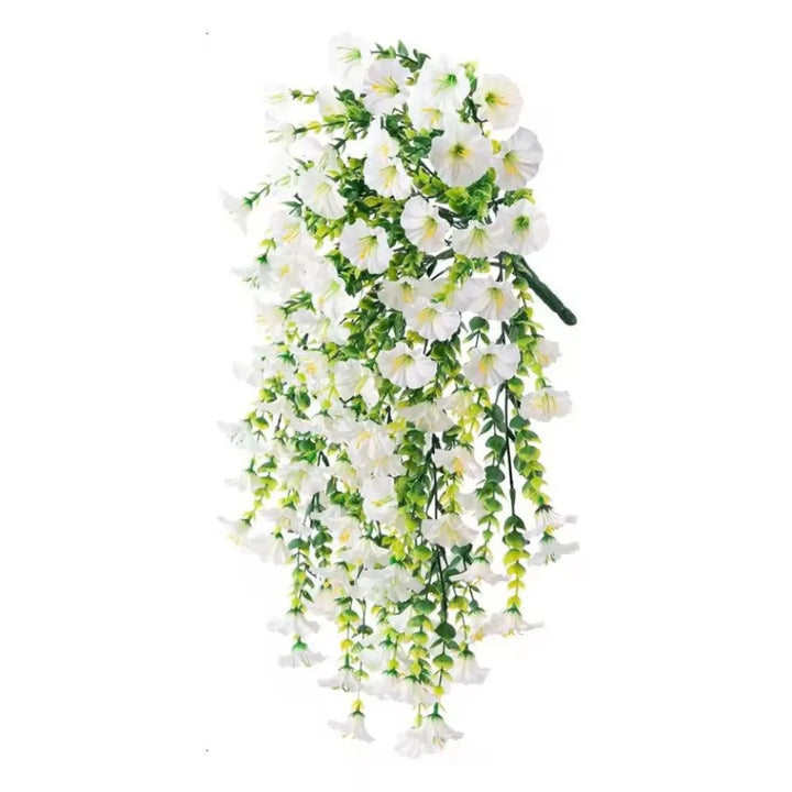 UV Resistant Artificial Morning Glory Flower Hanging Decor