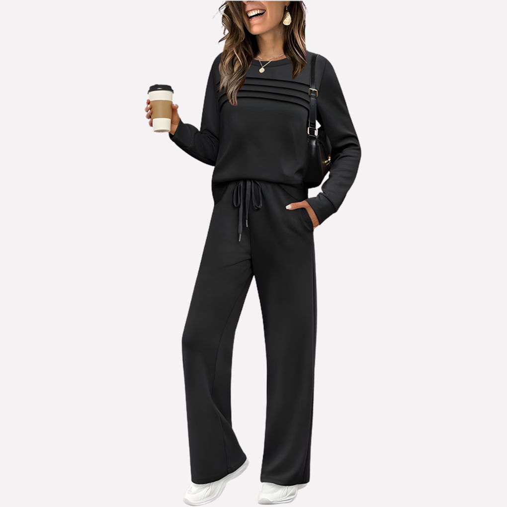 Women’s Casual Two‑Piece Loungewear Ensemble
