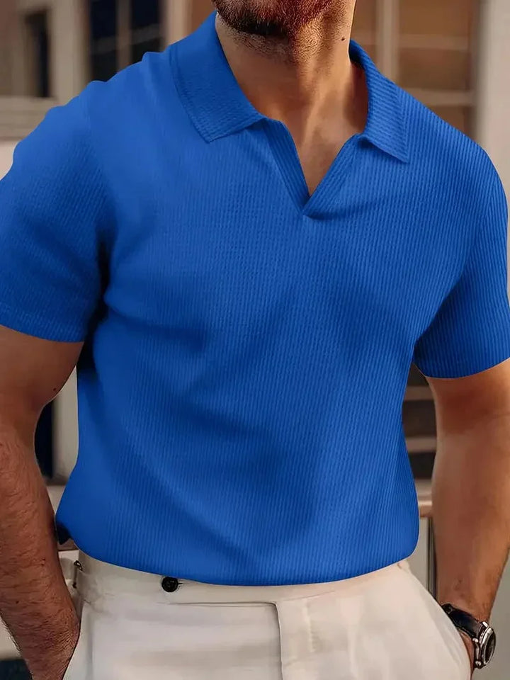 Casual Men’s Polo Shirt Without Buttons