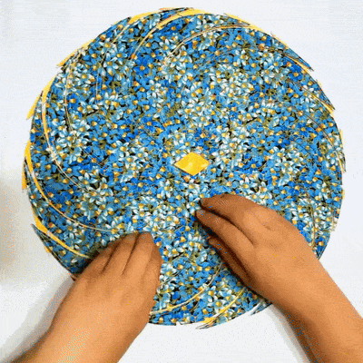 Sewing templates for fabric placemats - easy set for handmade table decor