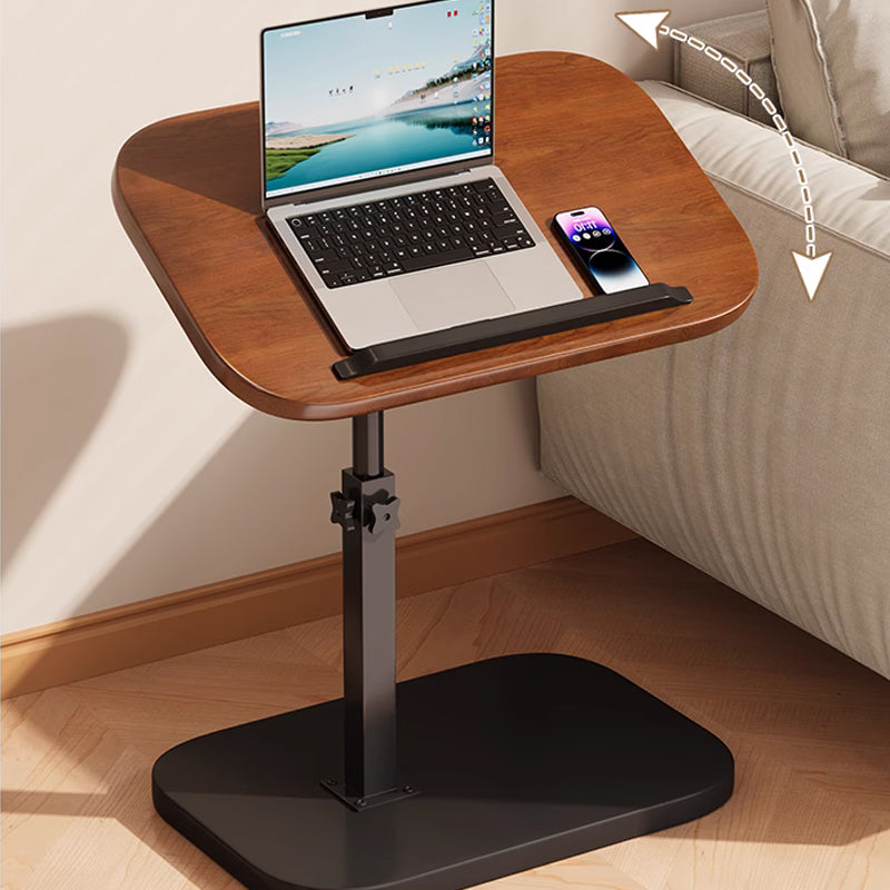 Height-Adjustable Rolling Laptop Desk with 360° Rotating Tabletop, 45–80 cm, 30 kg Load Capacity