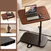Height-Adjustable Rolling Laptop Desk with 360° Rotating Tabletop, 45–80 cm, 30 kg Load Capacity
