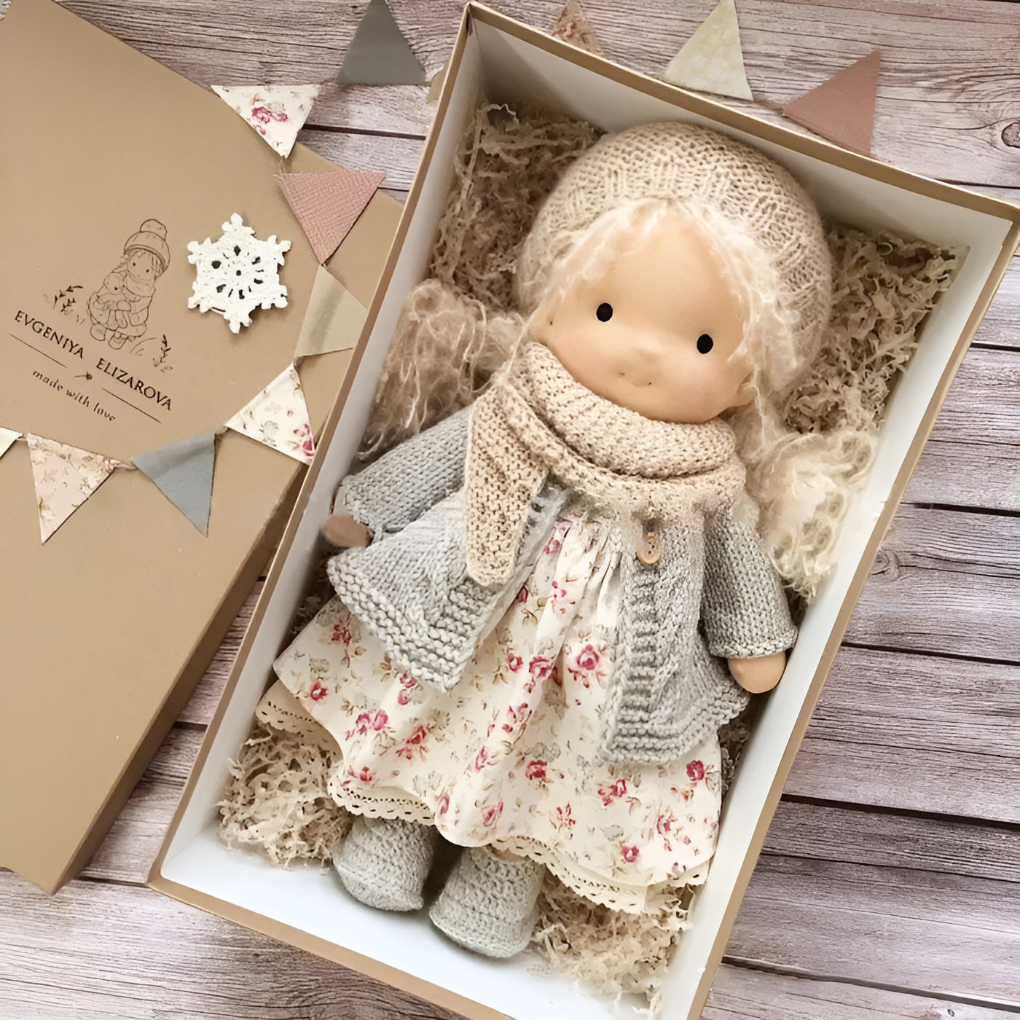 Handmade Waldorf Cuddly Doll