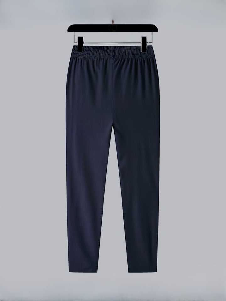 Plain Joggers with Zip Details - Milan
