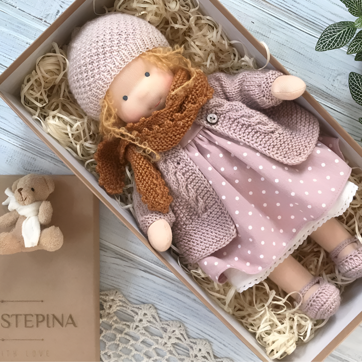 Handmade Waldorf Cuddly Doll