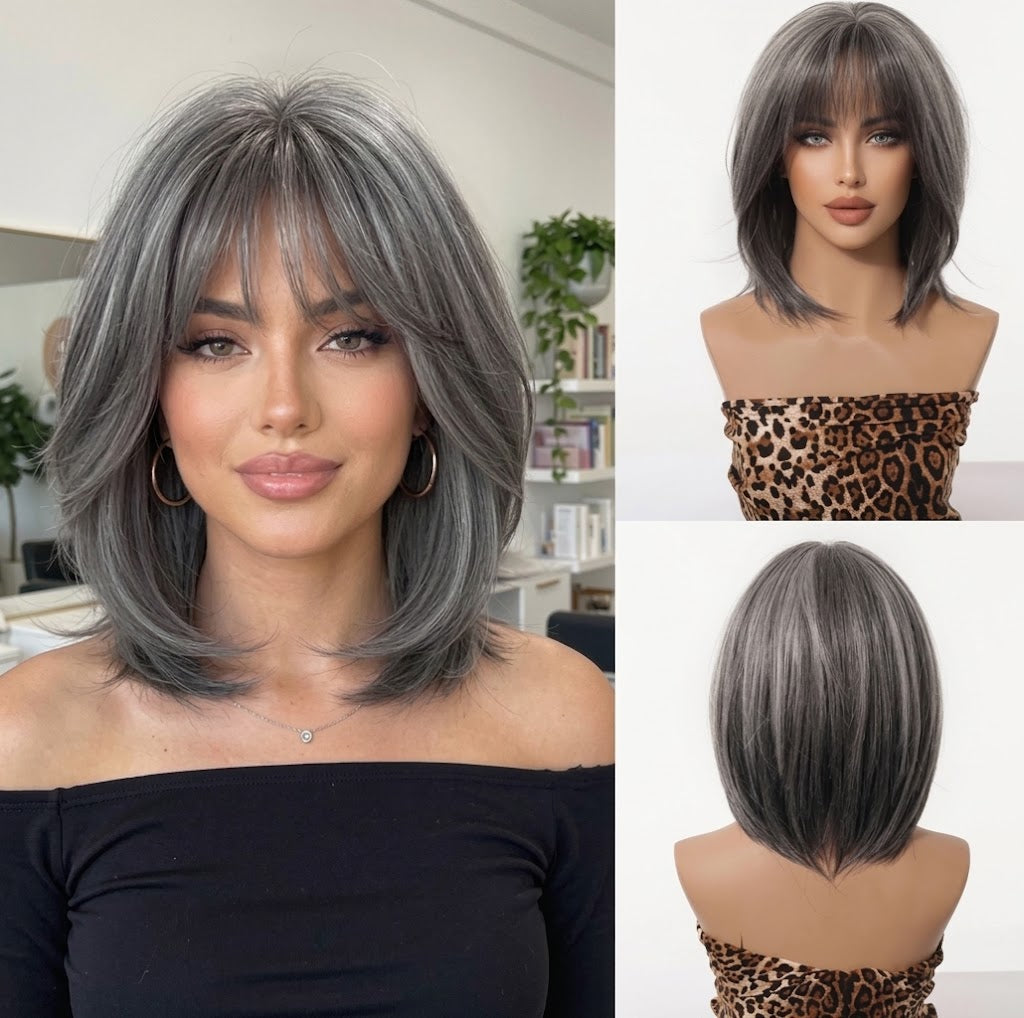 Clip-In Hair Extension with Fringe – Livia